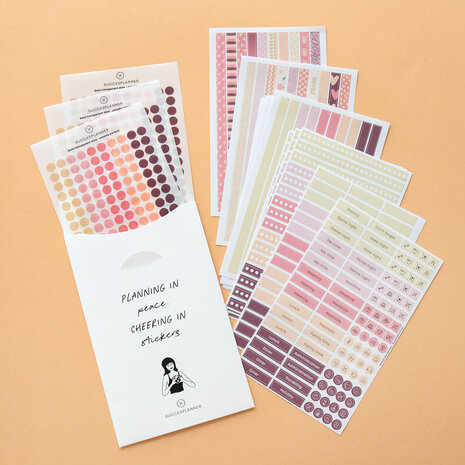 peachy perfect dots en washi