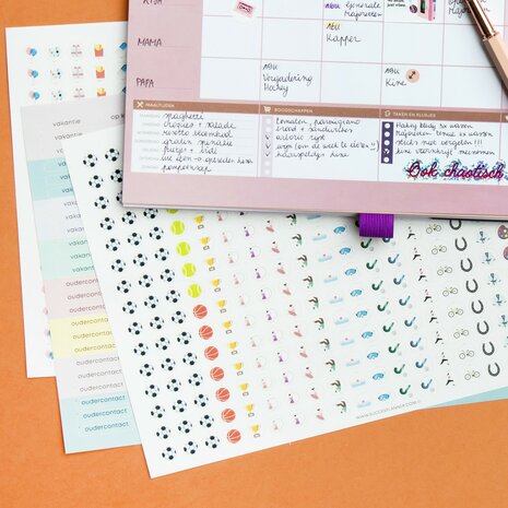            Set van 800+ stickers voor de hele familie