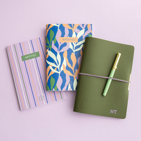 Booklet met intentie- en notaboekje