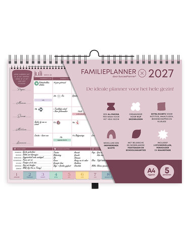 Voorkant FamiliePlanner 2027