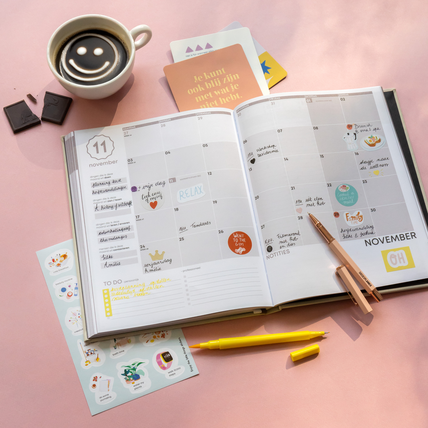 SuccesPlanner maandoverzicht