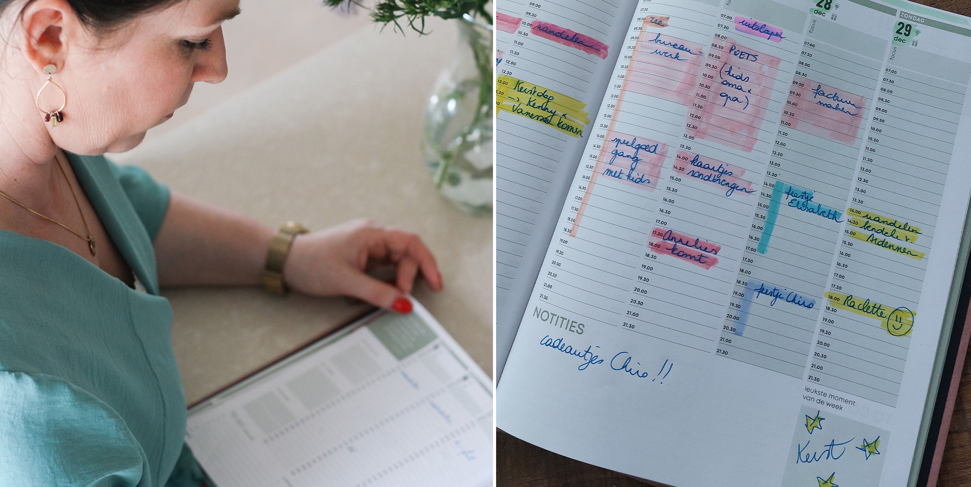 Fleur Verhulst planner close-up
