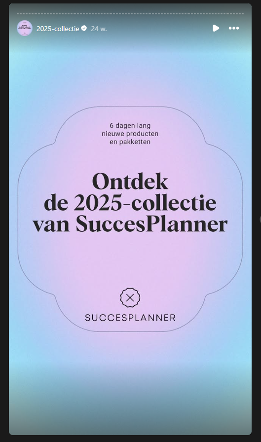 SuccesPlanner-Highlights-TV-Video-Stories-Collecties