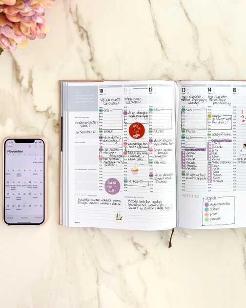 Papier Planner Examples Papieren planner combineren met digitale agenda? Zo doe je dat ...
