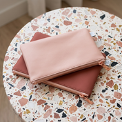 Blush & terracotta - dubbelkleurig pennenetui